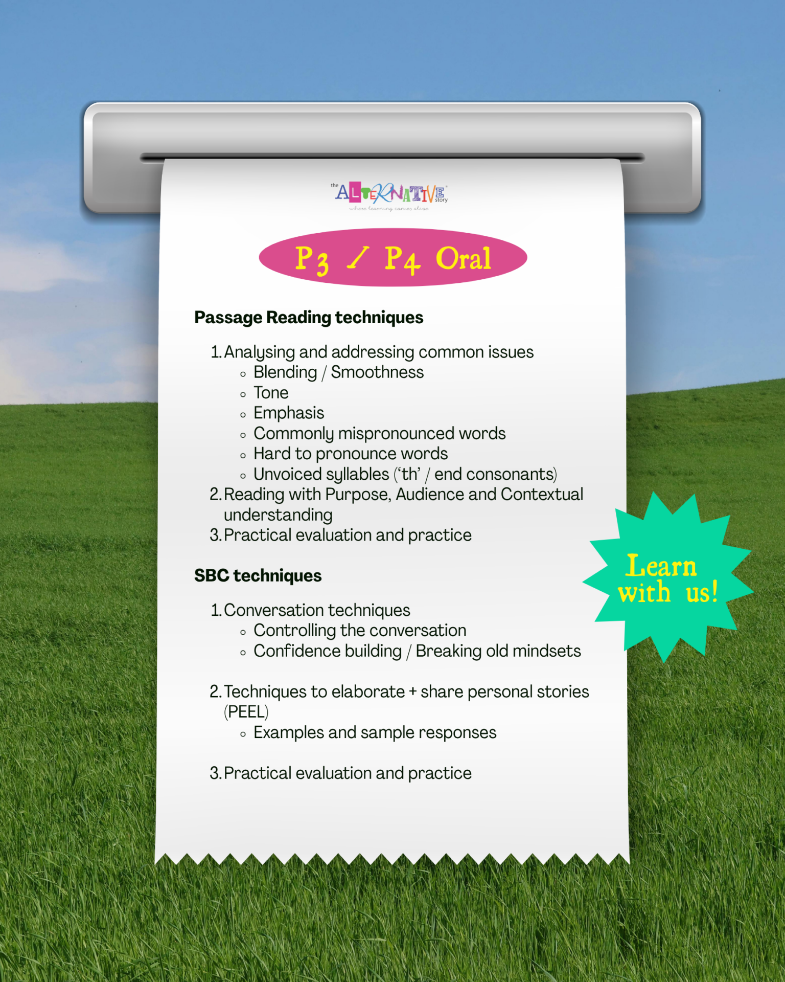 TAS September Holiday Class P3/4