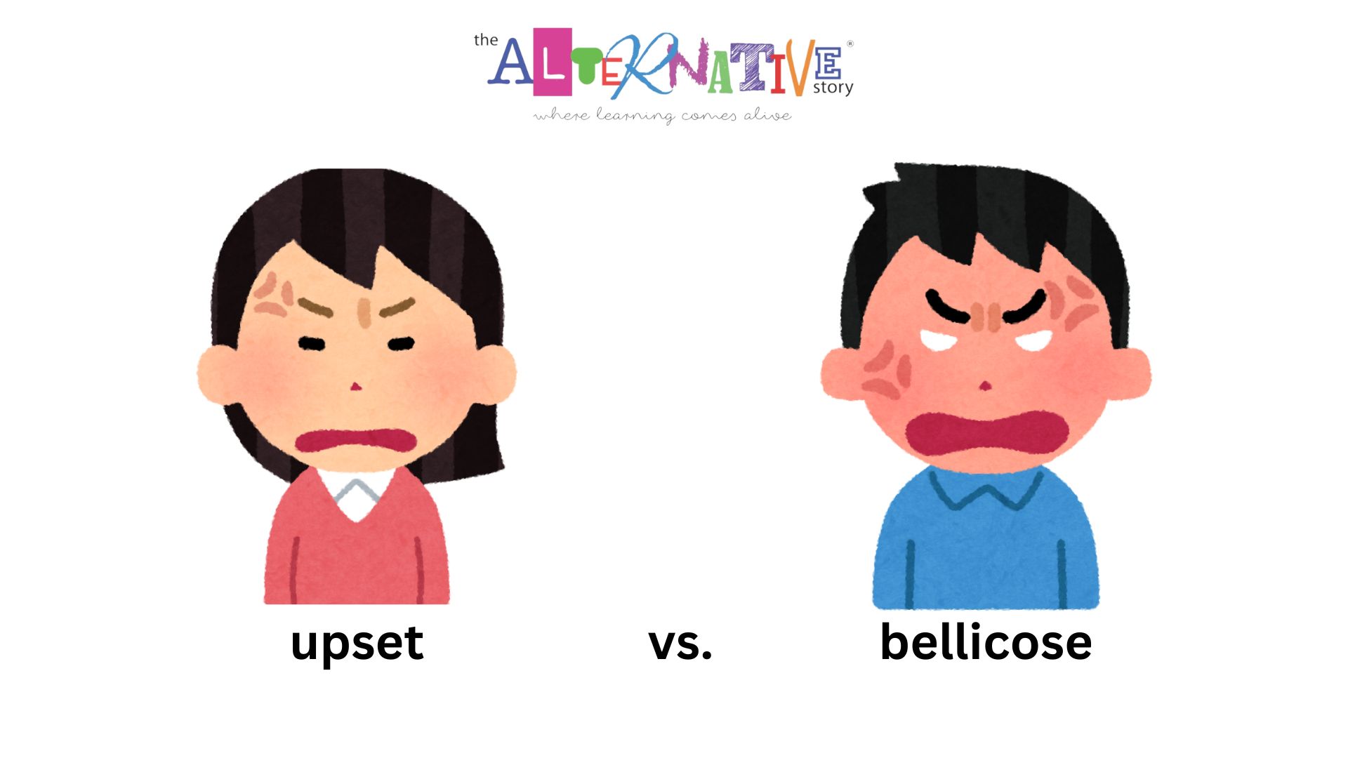 upset vs bellicose